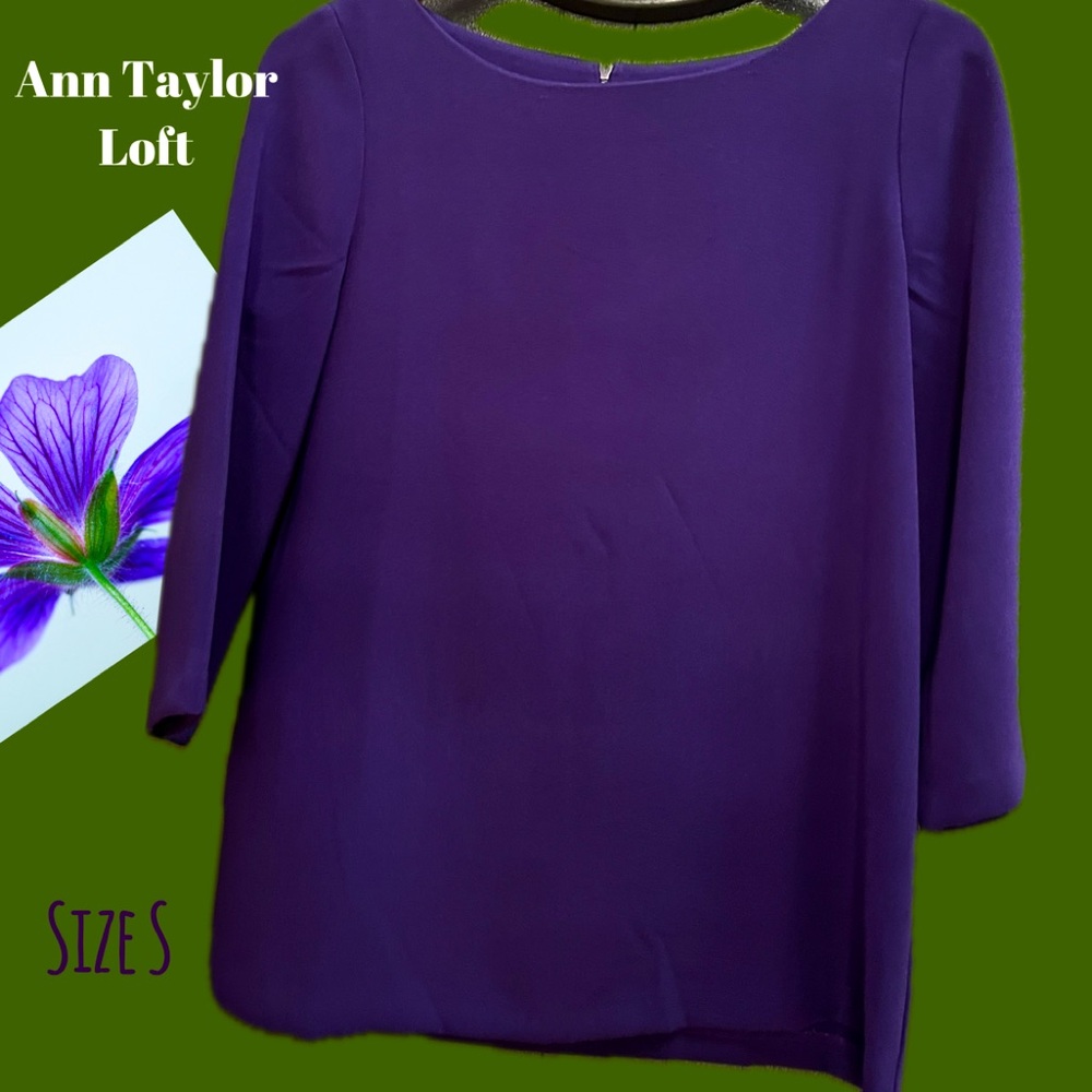 Ann Taylor Loft Bateau Blouse